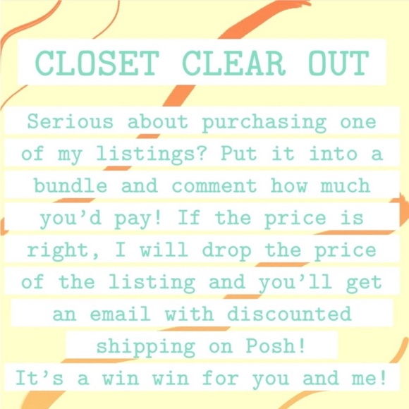 Clear the Closet - Picture 1 of 1